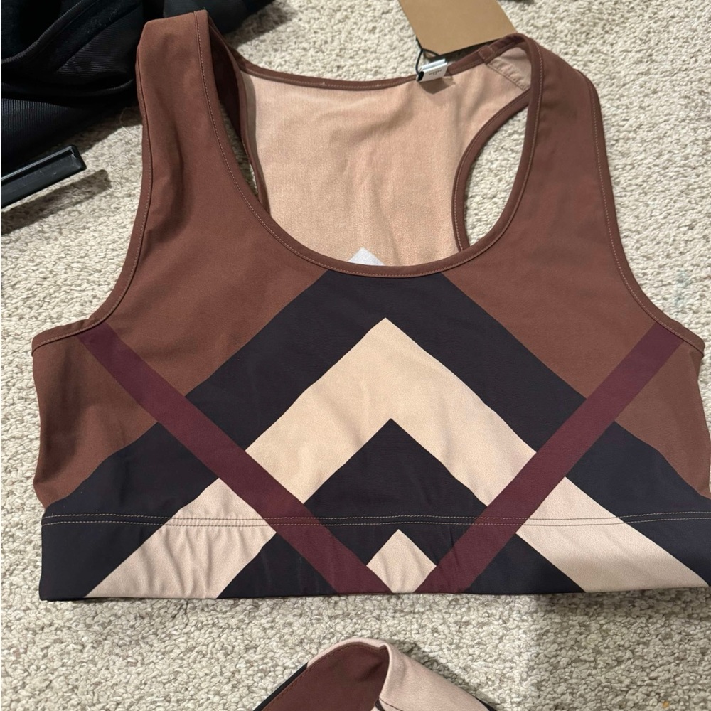 New Burberry top and tight set